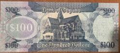 GUYANA 100 DOLAR .ÇİL KAĞIT PARA RESİMDEKİ ÜRÜN