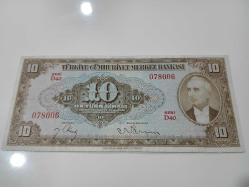 4. Emisyon inönü 10 lira
