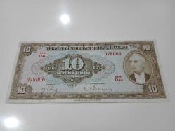 4. Emisyon inönü 10 lira
