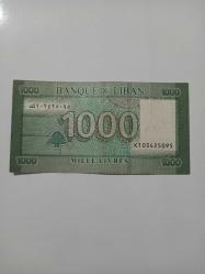 Lübnan 1000 Livres Temiz