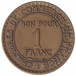 FRANSA 1 Frank, 1923 ÇA