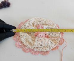 Eskilerden El Örgüsü tesbih çantası - Dantel el işi çanta