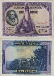 İSPANYA 100 PESETA 1928 ÇÇT.