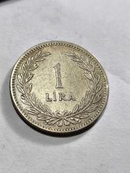 1947 Gümüş 1 lira iyi kondüsyondadır 7.5 gram
