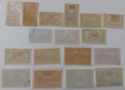 1914 LONDRA BASKISI İSTANBUL MANZARALI POSTA PULLARI MNH-ŞARNİYERLİ-DAMGALI TAM SERİ 3YY2RR1 ÇOK NADİR