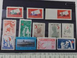 ESKİ DÖNEM KIZILAY, ÇOCUK ESİRGEME KURUMU VE YARDIM PULLARI 1Y1A2RD PEK ÇIKMAZ ÇOK NADİR