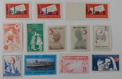 ESKİ DÖNEM KIZILAY, ÇOCUK ESİRGEME KURUMU VE YARDIM PULLARI 1Y1A2RD PEK ÇIKMAZ ÇOK NADİR