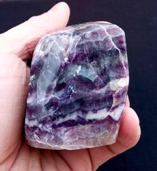 Polisajlı Mor Florit Doğal Kütle