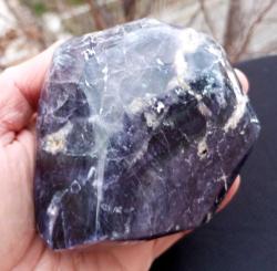 Polisajlı Gökkuşağı Florit Doğal Kütle