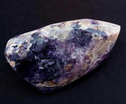 Polisajlı Mor Florit Doğal Kütle