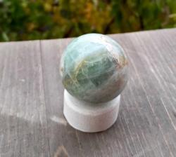 Polisajlı Yeşil Florit Küre 45 mm