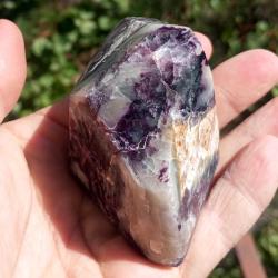 Polisajlı Gökkuşağı Florit Doğal Kütle