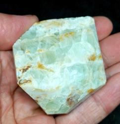 Polisajlı Yeşil Florit Doğal Kütle