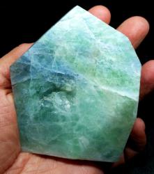 Polisajlı Yeşil Florit Doğal Kütle