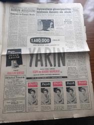 Yeni Sabah Gazetesi - Turkish Newspaper - 13 Kasım 1960 - Namık Gedik'in eşi Melahat Gedik 6-7 Eylül tertip değildir dedi fotoğraf - Sakıt Başvekili mahkeme salonunda fotoğraf - Zimmet davası müdafaaya kaldı - Amerika'da seçimi kazanan Kennedy tatilde fotoğraf - Salacak canavarı Kandemir Sipahipala idama mahkum oldu - temizlikten sonra saygı seferberliği kampanyası - Kuvvetli bir üçüncü partiye ihtiyaç var - Milli eğitim Bakanı Bedrettin Tuncel Paris'e gitti - Cafer ile Hürmüz karikatür çizen Altan Erbulak - Hayk Hammer çizen Oğuz Aral - İstanbul sinema tiyatro programı - İstanbul Ankara Radyosu Programı - Lale Oraloğlu ve arkadaşlarının kurduğu 6 tiyatrosu evlilik dolabı oyunuyla perdesini açtı fotoğraf - haftanın adamı Müşfik Kenter - favori Karagümrük Şekerhilale puan verdi - Fenerbahçe'nin Galatasaray ile arası açıldı - Galatasaray Rostov bugün oynuyor - milli Lig puan cetveli - Beklenmeyen netice PTT kasımpaşa'ya 1-0 Galip - Egespor sahte lisansla beş oyuncu oynattı - Voleybol