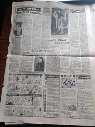Yeni Sabah Gazetesi - Turkish Newspaper - 13 Kasım 1960 - Namık Gedik'in eşi Melahat Gedik 6-7 Eylül tertip değildir dedi fotoğraf - Sakıt Başvekili mahkeme salonunda fotoğraf - Zimmet davası müdafaaya kaldı - Amerika'da seçimi kazanan Kennedy tatilde fotoğraf - Salacak canavarı Kandemir Sipahipala idama mahkum oldu - temizlikten sonra saygı seferberliği kampanyası - Kuvvetli bir üçüncü partiye ihtiyaç var - Milli eğitim Bakanı Bedrettin Tuncel Paris'e gitti - Cafer ile Hürmüz karikatür çizen Altan Erbulak - Hayk Hammer çizen Oğuz Aral - İstanbul sinema tiyatro programı - İstanbul Ankara Radyosu Programı - Lale Oraloğlu ve arkadaşlarının kurduğu 6 tiyatrosu evlilik dolabı oyunuyla perdesini açtı fotoğraf - haftanın adamı Müşfik Kenter - favori Karagümrük Şekerhilale puan verdi - Fenerbahçe'nin Galatasaray ile arası açıldı - Galatasaray Rostov bugün oynuyor - milli Lig puan cetveli - Beklenmeyen netice PTT kasımpaşa'ya 1-0 Galip - Egespor sahte lisansla beş oyuncu oynattı - Voleybol