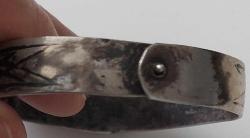 OSMANLI DÖNEMİ SAVAT İŞLEMELİ GÜMÜŞ BİLEZİK RR1AAA1 PEK ÇIKMAZ