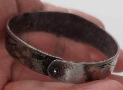 OSMANLI DÖNEMİ SAVAT İŞLEMELİ GÜMÜŞ BİLEZİK RR1AAA1 PEK ÇIKMAZ