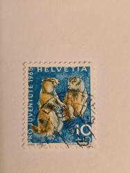 İsviçre(Helvetia)     Pro Juventute: Wild animals - Vahşi hayvanlar