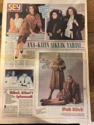 ŞEY HAFTALIK MAGAZİN GAZETESİ DOĞUM GÜNÜ HEDİYESİ  ( Turkish Newspaper ) - 3 OCAK 1987 -TAM TAKIM 12 SAYFADIR -Yüksel Uzel-Serpil Çakmaklı-Hülya Koçyiğit-Gülşah-Gülşen Bibin-Sibel Turnagöl-Şehnaz Dilan-Ayşe Mine-Sermin Can-Nisa Serezli-Tolga Akarer-Tarkan Tüzmen-Belkıs Akkale-Gülsen Duru-Reyke Eraksoy-Zeynep Turgut-Efruz-Merve Dindar-Nilüfer Eray-Yorgo Vapuris-Ferdi Tayfur-Ahmet Selçuk İlkan-Bayram Şenpınar-Hüseyin Altın-Tarık Tarcan-Ahu Tuğba-Hülya Avşar-Coşkun Sabah-Leman Ayhan-Berhan Şimşek-Ayten Gökçer-Catherine Deneuve-Kadir İnanır-Sümeyra Demirtaş-Leman Kondakçı-Arzu Tük-Ahu Tuğba-Deniz Ablaoğlu-Ayşegül Aldinç-Mahmut Hekimoğlu-Nilüfer Salman-Niyazi Demirtaş-Yüksel Uzel’e dikiz-Bu kadın ısırılmaz mı-Aşk belası-Ana kızın şıklık yarışı-Sibel Sibel’i işlemedi-TRT çıplakların ilacı oldu-Sermin Can üçbuçuk yılın acısını çıkarıyor-Kocanızı tazeleyin-Assolistler türkücü oldu-Reklam güzeli evleniyor-Teodorakis’le yeniden doğdu-Anadolu tekneleri oldu-Yılbaşı müzik şöleni-Şıpsevdi Tarık-Sif