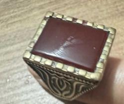 Firuze Gümüş Kırmızı Akik Taşlı Gümüş Erkek Yüzük 13,25 gram  Parmak Kalınlığı 2 cm