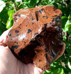 Mahagony Obsidyen Ham Kütle