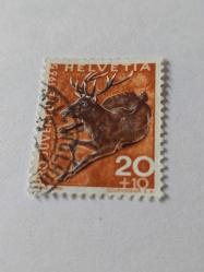 İsviçre(Helvetia)     Pro Juventute: Wild animals - Vahşi hayvanlar