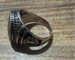 Doğal Turkuaz El Yapımı 925 Ayar Gümüş Yüzük 7,83 gr