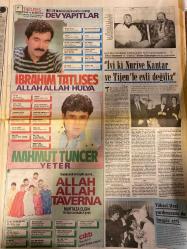 ŞEY HAFTALIK MAGAZİN GAZETESİ DOĞUM GÜNÜ HEDİYESİ  ( Turkish Newspaper ) - 26 ARALIK 1987 -TAM TAKIM 12 SAYFADIR -Gonca Vuslateri-Türkan Şoray-Aydın Şener-Yasemin Kutsi-Sevtap Parman-Tolga Savacı-Metin Şentürk-Ahu Tuğba-Salih Güney-Serpil Çakmaklı-Perihan Sözen-Sabah Duru-Mine Zeren-Merih Fırat-Nigar Uluer-Manolya-İsmail Kılıç-Küçük Ceylan-İbrahim Tatlıses-Hülya Mahmut Tuncer-Murtaza Elgin-Tekin Aksmanoğlu-Haşim Hekimoğlu-Nuriye Kantar-Tijen Kantar-Yüksel Uzel-Müşerref Akay-Tulûg Çiğgen-Gökhan Güney-Burhan Uğur Bayar-Mine Koldaş-Hakkı Bulut-Hüner Coşkuner-Murteza Elgin-Mine Koşan-Yavuz Aslan-Bomba Gibi-Yeşilçam’daki krize son umut-Böyle Gonca’ya kim tahir olmaz ki-Dönme kadınlar oraya çıkardı-87’de en seksi kadın kim-Sanat uğruna çocuğumu kaybediyordum-Göz doyuran yılbaşı hindisi-Bakımlı fahişe üçledi-Ağlatan gala-Sulu bir doğum günü-Açılışların adamı-Ahu yine yapıştı-Vah Serpil vah-İzmir’in bulutları uğur getirdi-Perihan Sözen’in kurnazlığı-Çocuğunuzun ikinci evi Atom Karınca açıldı-S