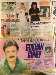 ŞEY HAFTALIK MAGAZİN GAZETESİ DOĞUM GÜNÜ HEDİYESİ  ( Turkish Newspaper ) - 26 ARALIK 1987 -TAM TAKIM 12 SAYFADIR -Gonca Vuslateri-Türkan Şoray-Aydın Şener-Yasemin Kutsi-Sevtap Parman-Tolga Savacı-Metin Şentürk-Ahu Tuğba-Salih Güney-Serpil Çakmaklı-Perihan Sözen-Sabah Duru-Mine Zeren-Merih Fırat-Nigar Uluer-Manolya-İsmail Kılıç-Küçük Ceylan-İbrahim Tatlıses-Hülya Mahmut Tuncer-Murtaza Elgin-Tekin Aksmanoğlu-Haşim Hekimoğlu-Nuriye Kantar-Tijen Kantar-Yüksel Uzel-Müşerref Akay-Tulûg Çiğgen-Gökhan Güney-Burhan Uğur Bayar-Mine Koldaş-Hakkı Bulut-Hüner Coşkuner-Murteza Elgin-Mine Koşan-Yavuz Aslan-Bomba Gibi-Yeşilçam’daki krize son umut-Böyle Gonca’ya kim tahir olmaz ki-Dönme kadınlar oraya çıkardı-87’de en seksi kadın kim-Sanat uğruna çocuğumu kaybediyordum-Göz doyuran yılbaşı hindisi-Bakımlı fahişe üçledi-Ağlatan gala-Sulu bir doğum günü-Açılışların adamı-Ahu yine yapıştı-Vah Serpil vah-İzmir’in bulutları uğur getirdi-Perihan Sözen’in kurnazlığı-Çocuğunuzun ikinci evi Atom Karınca açıldı-S