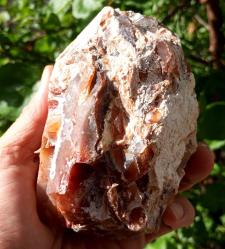 Kırmızı Kalsedon Ham Kütle