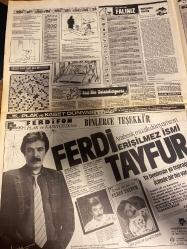 ŞEY HAFTALIK MAGAZİN GAZETESİ DOĞUM GÜNÜ HEDİYESİ  ( Turkish Newspaper ) - 21 MART 1987 -TAM TAKIM 12 SAYFADIR -Kadir İnanır-Tarık Akan-Mireille Mathieu-Seyyal Taner-Deniz Erkanat-Harika Avcı-Yonca Yücel-Nazan Şoray-Sadet Bostan-Erol Atar-Muazzez Abacı-Mesut Yılmaz-Ajda Pekkan-Emrah-Perran Kutman-Şevkat Alparslan-Serpil Çakmaklı-Ahu Tuğba-Tarık Alpözlü-Ünal Nargın-Ferahnaz-Azra Balım-Ferhunde Karaca-Bedia Akartürk-Arif Susam-Ferdi Tayfur-Reyhan Can-Sakıp Sabancı-Recep Aytekin-Ersan Tuyan-Müjde Ar-Emel Erdal-Gülistan Guzey-Bundan Yıldız Pırlanta Üretim-Ayşe Cesoy-Yadigar Ergezer-Kadir İnanır-Tarık Akan-Nebahat Atar-Müjde Ar-Hülya Avşar-Melike Zobu-Ayşe Kucuroğlu-Zeki Müren-Kar Çılgınları-Eurovision Yolcusuna Kar Dopingi-Süper Babaanne Karı Eritemedi-Kar Üstünde İşler Karışık-5 Derecede İş Buldu-“Metres” Sosyete Güzelini Yendi-Bir Türkçe Kelime Öğrenmeyi İstemezdi-Bizim Sanatçılar Gibi Parayı Çok Seviyor Aynı Zamanda Süper Cimri-Aşırı Milliyetçi ve Dindar-Ooo Bu Ne Büyük Jest-Kadınların