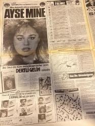 ŞEY HAFTALIK MAGAZİN GAZETESİ DOĞUM GÜNÜ HEDİYESİ  ( Turkish Newspaper ) - 11 TEMMUZ 1987 -TAM TAKIM 12 SAYFADIR -Sibel Can-Ahu Tuğba-Hülya Işıl-Engin Berberoğlu-Serpil Çakmaklı-Martina Navratilova-Zerin Özer-Gökben-Zafir Seba-Halil Ergün-Ayşe Mine-Ümit Besen-Ferdi Tayfur-Ayşe Tunalı-Kurtuluş-Zeki Müren-Ahu Tuğba-Cüneyt Arkın-Betül Işıl-Melike Zobu-Burhan Demircan-Hüseyin Can-Erkut Can-Tarık Akan-Mine Mutlu-Kenan Kalav-Arif Susam-Funda Arar-Funda Arıturk-Müserref Akay-Hüner Coşkuner-Safiye Ünal-Zuhal Olcay-Tuluğ Çiğgen-SHP’li Başkan Sibel Can Kurtardı Çiplaklara Tokat-Politik Dansöz-Raks’ı Şahane Ahu’nun Kurbanı Oldu-Engin Berberoğlu’nun İstisizleri Sevdiğinin Resmidir-Sanatım Memelerimin Ucunda Değil-Genç Kızlar İçin Fahişe Oluyorum-Top Değmez Raketler-Akkadın Derginizin Yeni Sayısı Çıktı-Gökben Erkekçe Savaşıyor-Vatikan’da Soyununca Rahipler Kovaladı-Artist Olunca Sevişmeye Başladı-Arabesk Sultan-Ahu Cüneyt’in Başına Bela Olacak-Betül Işıl Çıldırabilir-Babasının Kızı-Çanta Holding Ku