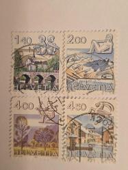 İsviçre(Helvetia)    Zodiac Signs and Landscapes - Zodyak İşaretleri ve Manzaralar Lot.4