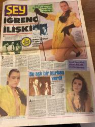 ŞEY HAFTALIK MAGAZİN GAZETESİ DOĞUM GÜNÜ HEDİYESİ  ( Turkish Newspaper ) - 11 NİSAN 1987 -TAM TAKIM 12 SAYFADIR -Sibel Turnagöl-Seyyal Taner-Neşe Aksoy-Erol Tezeren-Melike Bahar Öztan-Nevzat Ayaz-Yaprak Sunal-Kemal Sunal-Süheyla Sunal-Hale Soygazi-Banu Pırılhasan-Deniz Türkali-Ferdi Özbeğen-Necmi Türk-Azra Balım-Ferhunde Karaca-Orhan Mandıra-Kamil Sönmez-Küçük Hasan-Küçük Tülay-Murat Yıldız-Müjde Ar-Atıf Yılmaz-Türkan Şoray-Sezen Aksu-Müslüm Yılmaz-Ferdi Tayfur-Nalan-Sevda Sayın-Burçin Orhon-Mine Koşan-Yüksel Uzel-Seda Sayın-Burçin Orhon-Mehri Fırat-Nursat Doğançişik-Canan Başkaya-Nazan Berk-Kadir İnanır-Halil Ergün-Dilek Şeniz-İğrenç İlişki-Bu Aşk Bir Kurban Verdi-Felaket Kadın-Bir Kalkavan’dan Bir Kalkavan’a-Melike’ye Aşık Oldum-Sahneye Yeşilçam’da Hazırlandı-Sinema Günleri’ne Yakışan Açılış-Bu Adama İnsan Diyen Ölsün-Düşman Kardeşler-Gönül Kervanı-Geçmişler Günler-İstanbul Geceleri-Sen Kızları Sıktım Canım-Murat Yıldız Bebek Gibi-Özal’dan Yardım Dalan’dan Jest Bekliyor-Beklenmeyen D