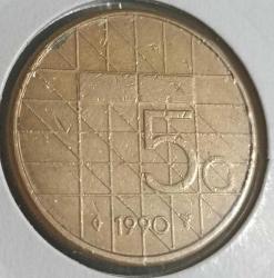 Hollanda 1990 5 Gulden