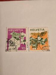 İsviçre(Helvetia)     Landscapes (1973-75) - Manzaralar Lot.2