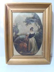 ÇE5---İPEK BASKI ÇERÇEVELİ TABLO