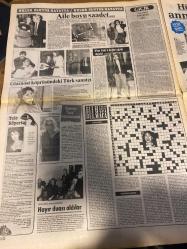 ŞEY HAFTALIK MAGAZİN GAZETESİ DOĞUM GÜNÜ HEDİYESİ  ( Turkish Newspaper ) - 9 NİSAN 1988 -TAM TAKIM 12 SAYFADIR -Adnan Adan-Amerikalı Güzeller-Türkan Şoray-Sevtap Parman-Cihan Ünal-Rutkay Aziz-Yasemin Evcim-Hakan Balamir-Banu Alkan-Atıf Yılmaz-Ömer Kavur-Kadri Yurdatap-Haldun Dormen-Meral Orhonsay-Ferdi Özbeğen-Nihat Çetinkaya-Neşe Dilekçioğlu-Dinçer Sabah-Ünal Narçın-Ajda Pekkan-Müjdat Akay-Tarık Akan-Yıldız Tezcan-Cengiz Kurtoglu-Zihni Cinan-Atilla Kaya-Salim Akın-Öcal Cinan-Bülent Ersoy-Müjdat Akay-Müjdat Kazankaya-Halil Ergün-Müjde Ar-Selma Güneri-Ahmet Sezgin-Mesut Yar-Melahat Siper-Ebru Akkanat-Celal Paydaş-Leila Oralioğlu-Melike Zobu-Fusun Ünal-Nalan Altınors-Hülya Koçyiğit-Gülşah-Kadir İnanır-Perihan Kutman-Kenan Işık-Erdal Özyağcılar-Altan Erbulak-Aysun Güven-Moda Patlaması-Sultan’ın Kollarından Sevtap’ın Kucağına-Sakal Gitti Rekabet Bitti-Namus Davasından Kurtulamıyor-Hakkımı Yediler-Çirkin Adamı Büyüleyen Güzel-Yok mu Banu’ya Bir Teklif-Kılıbık Zalad-Afet’lere Karşı Savaşıyor