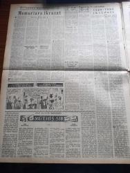 YENİ ULUS GAZETESİ - TURKİSH NEWSPAPER - 10 NİSAN 1954 - DIŞ SİYASET YAZAN HÜSEYİN CAHİT YALÇIN BAŞMAKALE - CHP GENEL BAŞKANI MALATYA'DA ONBİNLERCE VATANDAŞA HİTAP ETTİ - İSMET İNÖNÜ'NÜN İLK SEÇİM NUTKU - 1954 SEÇİMLERİ TÜRK MİLLETİ İÇİN YENİ BİR İMTİHANDIR - TÜRK MİLLETİ BİZİ İKTİDARA GETİRİRSE HER ŞEYDEN ÖNCE VATANDAŞ İÇİN EMNİYET İDARESİ KURACAĞIZ - CHP GENEL BAŞKANI İSMET İNÖNÜ'NÜN NUTKU MALATYA'DA BÜYÜK TEZAHÜRLERE YOL AÇTI - İSMET İNÖNÜ'NÜN MALATYA NUTKUNDAN SEÇMELER - GENÇ DEMOKRATLAR HOŞNUTSUZ - ORDU TAKIMIMIZ AMERİKALILARA 10-0 GALİP - KULAKLARI ÇINLASIN YAZAN NİHAT ERİM - CİNAYET AŞK VE MACERA ROMANI YAZAN MORİS PÖHAR YAZI DİZİSİ - SİYANET MELEKLERİ ANKARA VE İSTANBUL'DA BİRER KULÜP AÇTILAR - TAKIMIMIZIN DÜNYA KUPASI HAZIRLIĞI - TÜRK VE ARAP FİLMLERİ RAKS YILDIZI MELİKE EL CEMAL VE GÖNÜL YAZAR ESENPARKTA - CUMHURİYET HALK PARTİSİ EŞYA PİYANGOSU - TÜRKİYE MARATON ŞAMPİYONASI - İKİ SEVGİ ARASINDA ANKARA SİNEMASINDA - TÜRK FİLMİ ARAMIZDA YAŞAYAMAZSIN PARK VE SUS SİNEMASINDA