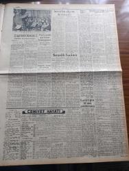 YENİ ULUS GAZETESİ - TURKİSH NEWSPAPER - 10 NİSAN 1954 - DIŞ SİYASET YAZAN HÜSEYİN CAHİT YALÇIN BAŞMAKALE - CHP GENEL BAŞKANI MALATYA'DA ONBİNLERCE VATANDAŞA HİTAP ETTİ - İSMET İNÖNÜ'NÜN İLK SEÇİM NUTKU - 1954 SEÇİMLERİ TÜRK MİLLETİ İÇİN YENİ BİR İMTİHANDIR - TÜRK MİLLETİ BİZİ İKTİDARA GETİRİRSE HER ŞEYDEN ÖNCE VATANDAŞ İÇİN EMNİYET İDARESİ KURACAĞIZ - CHP GENEL BAŞKANI İSMET İNÖNÜ'NÜN NUTKU MALATYA'DA BÜYÜK TEZAHÜRLERE YOL AÇTI - İSMET İNÖNÜ'NÜN MALATYA NUTKUNDAN SEÇMELER - GENÇ DEMOKRATLAR HOŞNUTSUZ - ORDU TAKIMIMIZ AMERİKALILARA 10-0 GALİP - KULAKLARI ÇINLASIN YAZAN NİHAT ERİM - CİNAYET AŞK VE MACERA ROMANI YAZAN MORİS PÖHAR YAZI DİZİSİ - SİYANET MELEKLERİ ANKARA VE İSTANBUL'DA BİRER KULÜP AÇTILAR - TAKIMIMIZIN DÜNYA KUPASI HAZIRLIĞI - TÜRK VE ARAP FİLMLERİ RAKS YILDIZI MELİKE EL CEMAL VE GÖNÜL YAZAR ESENPARKTA - CUMHURİYET HALK PARTİSİ EŞYA PİYANGOSU - TÜRKİYE MARATON ŞAMPİYONASI - İKİ SEVGİ ARASINDA ANKARA SİNEMASINDA - TÜRK FİLMİ ARAMIZDA YAŞAYAMAZSIN PARK VE SUS SİNEMASINDA