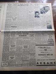 YENİ ULUS GAZETESİ - 4 NİSAN 1954 - BİR İBRET DERSİ YAZAN HÜSEYİN CAHİT YALÇIN BAŞMAKALE - BİRİ YOLCU UÇAĞIMIZ İNFİLAK ETTİ 25 KİŞİ ÖLDÜ -  UÇAK KAZASINA KURBAN GİDENLER ARASINDA KÖYLÜ PARTİSİ GENEL BAŞKANI REMZİ OĞUZ ARIK VE DEMOKRAT PARTİ MİLLETVEKİLİ SALOMON ADATO VARDI FOTOĞRAF - ARK'IN MOTORUNDAN BİRİ TOROS ÜZERİNDE KOPTU UÇAK DÜŞTÜ - KAPTAN PİLOT MUZAFFER CEYLAN VE ÖLEN YOLCULARDAN AKBANK GENEL MÜDÜRLÜK MUAMELAT MÜDÜRÜ FİKRET BAŞKAL FOTOĞRAFI - KASIM GÜLEK'İN BASIN TOPLANTISI CHP PARTİSİ KİN GÜTMEYECEKTİR - İNGİLTERE'YE BORCUMUZ ON MİLYON STERLİN - TİTO TEHLİKE AZALDI DİYOR - BAŞBAKAN ADNAN MENDERES DÜN GELDİ - DİEN BİEN FU'DA FRANSIZ BAŞARISI - DEMOKRAT PARTİ ELAZIĞ'DAN ÜMİDİ KESMİŞ DURUMDADIR - CİNAYET AŞK VE MACERA ROMANI MÜTHİŞ SIR YAZAN MORİS PÖHAR YAZI DİZİSİ - BAYKARA'NIN SERÜVENLERİ ÇİZGİ ROMAN - CUMHURİYET HALK PARTİSİ EŞYA PİYANGOSU - ALAADDİN YAVAŞÇA İLK SAHNE KONSERİNİ BÜYÜK SİNEMADA VERİYOR - ANKARA DİŞ TABİPLERİ CEMİYETİ ÇAYI ANKARA PALAS SALONUNDA - KOÇ BİRLİK