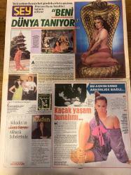 ŞEY HAFTALIK MAGAZİN GAZETESİ DOĞUM GÜNÜ HEDİYESİ  ( Turkish Newspaper ) - 5 MART 1988 -TAM TAKIM 12 SAYFADIR -Banu Alkan-Metin Kaya-Esin Afşar-Tarık Akan-Ceylan-Necla Nazır-Ferdi Tayfur-Müşerref Akay-Semra İnanç-Fatma Belgen-Sevim Tanürek-Nilüfer-Cavit Tanürek-Gönül Tansel-Yüksel Şenel-Meral Mandra-Afemin Deniz-Gülşen Akkaya-Tamer Taylan-Sevim Egesoy-Nejat Uygur-Prof. Sinanoğlu-Banu Alkan reklamına devleti de alet etti-“Afrodit” rezaleti-“Batti mi size?”-“Afrodit” Moskova yolcusu-“Türkiye’nin reklamı olacak”-Ceylan-Ceylana 3. Ameliyat-Mine Kolkır-Burla Yıldızoğlu-Erhan Şimşek-Atilla Arcan-İrfan Ünal-Çiğdem Akanusu-Ayşegül Aldinç-Nazik Işdamar-Nigo’s-Aydan-Ecem-Selin Dilmen-Salih Güney-Sırrı Gültekin-Melike Zobu-Ayla Algan-Gencay Gürün-Muhsin Ertuğrul-Banu Alkan-Metin Kaya-Nerde trak orda bırak-Esin Afşar’ı gururlandıran “Mucit” ağabey-Türk profesörün kimya devrimi-35’inden sonra baba olursa Tarık Akan gibidir-Çapkın Bursa’lı İzmir’de çarpıldı-Ceylan’a üçüncü ameliyat-Gerçek olmayan sa