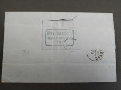 1900 öncesi Fransa dan İtalya ya gönderilen mektup