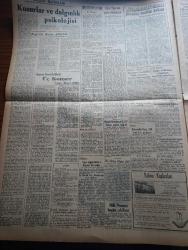 ULUS GAZETESİ - TURKİSH NEWSPAPER - 23 NİSAN 1949 - PRENSİPLER ETRAFINDA YAZAN HÜSEYİN CAHİT YALÇIN BAŞMAKALE - BUGÜN MİLLİ EGEMENLİK VE ÇOCUK BAYRAMIMIZ - CUMHURBAŞKANIMIZ İSMET İNÖNÜ DÜN DE SİNOP'TA HALKLA GÖRÜŞTÜ - TÜRKİYE BÜYÜK MİLLET MECLİSİ BUNDAN 29 YIL ÖNCE BUGÜN 23 NİSAN 1920'DE ANKARA'DA AÇILMIŞTI - FRANSIZ DIŞ BAKANI ROBERT SCHUMANN'A GÖRE BERLİN ABLUKASI İÇİN GÖRÜŞME OLUYORMUŞ - KADIN RESSAMLARIMIZ YAZAN PEYAMİ SAFA - DİL TARİH VE COĞRAFYA FAKÜLTESİ ÖĞRENCİ DERNEĞİNİN ŞİİR GÜNÜ FOTOĞRAF - TURGUT DEMİRPOLAT DUY ŞİİRİ - 3 KONSER YAZAN MESUT CEMİL - KUSURLAR VE DALGINLIK PSİKOLOJİSİ YAZAN RASİM ADASAL - BİR HİNT BALE HEYETİ GELİYOR - ALBAY HÜSNÜ ZAİM DİYOR Kİ SURİYE TÜRKİYE İLE DOSTLUK SİYASETİ GÜTMEK EMELİNDEDİR - DEMİRSPOR EMNİYET MAÇININ ÖNEMİ - ISMARLAMA İHTİLAL ÇEVİREN REŞAT NURİ GÜNTEKİN - LEYLA HÜSNÜ YUSUF HÜSNÜ SABİTE TUR SITKI AKÇATEPE BOMONTİ AİLE SAZ SALONUNDA - ANKARA KIZ LİSESİ TAKIMI FOTOĞRAF - BUKET LOKANTASI - HAYAL YOLU FİLMİ BÜYÜK SİNEMADA - ÜÇ MAVİ MELEK