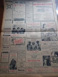 ULUS GAZETESİ - TURKİSH NEWSPAPER - 23 NİSAN 1949 - PRENSİPLER ETRAFINDA YAZAN HÜSEYİN CAHİT YALÇIN BAŞMAKALE - BUGÜN MİLLİ EGEMENLİK VE ÇOCUK BAYRAMIMIZ - CUMHURBAŞKANIMIZ İSMET İNÖNÜ DÜN DE SİNOP'TA HALKLA GÖRÜŞTÜ - TÜRKİYE BÜYÜK MİLLET MECLİSİ BUNDAN 29 YIL ÖNCE BUGÜN 23 NİSAN 1920'DE ANKARA'DA AÇILMIŞTI - FRANSIZ DIŞ BAKANI ROBERT SCHUMANN'A GÖRE BERLİN ABLUKASI İÇİN GÖRÜŞME OLUYORMUŞ - KADIN RESSAMLARIMIZ YAZAN PEYAMİ SAFA - DİL TARİH VE COĞRAFYA FAKÜLTESİ ÖĞRENCİ DERNEĞİNİN ŞİİR GÜNÜ FOTOĞRAF - TURGUT DEMİRPOLAT DUY ŞİİRİ - 3 KONSER YAZAN MESUT CEMİL - KUSURLAR VE DALGINLIK PSİKOLOJİSİ YAZAN RASİM ADASAL - BİR HİNT BALE HEYETİ GELİYOR - ALBAY HÜSNÜ ZAİM DİYOR Kİ SURİYE TÜRKİYE İLE DOSTLUK SİYASETİ GÜTMEK EMELİNDEDİR - DEMİRSPOR EMNİYET MAÇININ ÖNEMİ - ISMARLAMA İHTİLAL ÇEVİREN REŞAT NURİ GÜNTEKİN - LEYLA HÜSNÜ YUSUF HÜSNÜ SABİTE TUR SITKI AKÇATEPE BOMONTİ AİLE SAZ SALONUNDA - ANKARA KIZ LİSESİ TAKIMI FOTOĞRAF - BUKET LOKANTASI - HAYAL YOLU FİLMİ BÜYÜK SİNEMADA - ÜÇ MAVİ MELEK