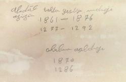 ABDÜLAZİZ'İN TAHTA ÇIKIŞI TEMALI NEGATİF FOTOĞRAF...