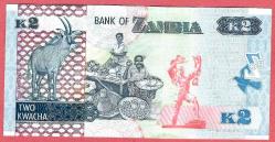 Zambia, 2 Kwacha , 2012 p49a,ÇİL (MZT 10 917)