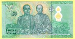 Thailand, 20 Baht, ND ( 2022), P-New, Polymer UNC (MZT 15 197) ÇİL