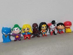 ÜCRETSİZ KARGO. Çizgi film animasyon kahramanları karakter figür oyuncak set koleksiyon nostalji vintage retro hobi reklam promosyon minyatür diorama. Süperman Batman Joker Spiderman Harley Quinn wonder woman Flash süper girl vb.